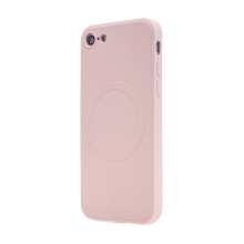 Kryt pro Apple iPhone 7 / 8 / SE 2020 / SE 2022 - podpora MagSafe - silikonový - růžový