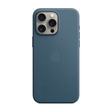 Originálny kryt pre Apple iPhone 15 Pro Max - MagSafe - Syntetická koža FineWoven - Pacific Blue