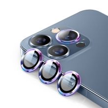 Tvrdené sklo pre Apple iPhone 15 Pro / 15 Pro Max - na objektív fotoaparátu - farebné