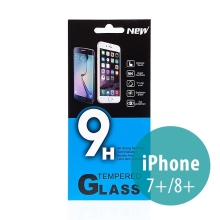 Tvrzené sklo (Tempered Glass) pro Apple iPhone 7 Plus / 8 Plus - na přední stranu - 0,33mm