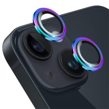 Tvrdené sklo pre Apple iPhone 15 / 15 Plus - na objektív fotoaparátu - farebné