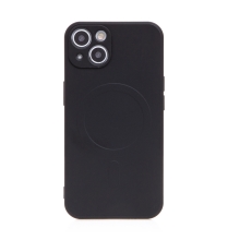 Kryt pro Apple iPhone 13 - podpora MagSafe - silikonový - černý