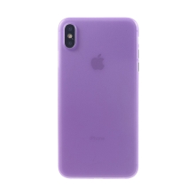 Kryt / obal pro Apple iPhone Xs Max - ochrana čočky - ultratenký - plastový - matný - fialový