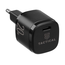 Nabíječka / EU napájecí adaptér TACTICAL - USB-C - 20W - černá