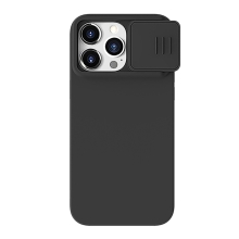 Kryt NILLKIN CamShield pre Apple iPhone 15 Pro Max - kryt fotoaparátu - silikónový - čierny
