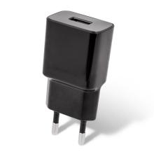 Nabíječka / EU napájecí adaptér MAXLIFE - 1x USB - 10,5W - černý