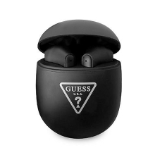 Sluchátka GUESS Triangle - TWS Bluetooth bezdrátová - voděodolná - černá