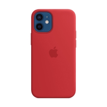 Originální kryt pro Apple iPhone 12 mini - silikonový - červený