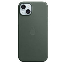 Originální kryt pro Apple iPhone 15 Plus - MagSafe - FineWoven umělá kůže - listově zelený