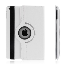 Puzdro pre Apple iPad Air 1. generácie - 360° otočný držiak / stojan - biele