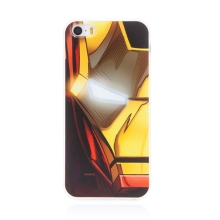 Kryt MARVEL pro Apple iPhone 5 / 5S / SE - dramatický Iron Man - gumový