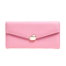 Puzdro / peňaženka pre Apple iPhone - umelá koža - ružová
