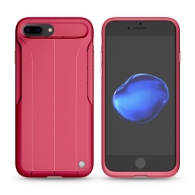 Kryt Nillkin Amp pro Apple iPhone 7 Plus / 8 Plus s pasivním zesilovačem zvuku - gumový - červený