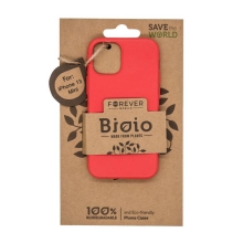 Kryt FOREVER BIOIO pro Apple iPhone 13 mini - Zero Waste kompostovatelný kryt - červený