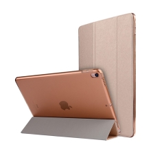 Pouzdro / kryt pro Apple iPad Pro 10,5" / Air 3 (2019) - funkce chytrého uspání + stojánek elegantní textura - zlaté