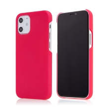 Kryt pro Apple iPhone 12 mini - plastový - měkčený povrch - růžový