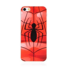 Kryt MARVEL pro Apple iPhone 5 / 5S / SE - gumový - pavouk