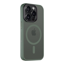 Kryt TACTICAL Hyperstealth pro Apple iPhone 15 Pro - podpora MagSafe - lesně zelený