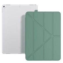 Puzdro pre Apple iPad 12,9" (2015) / 12,9" (2017) - stojan - umelá koža / guma - tmavozelené