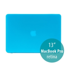 Obal / kryt pro Apple MacBook Pro 13 Retina (model A1425, A1502) - tenký - plastový - matný - modrý