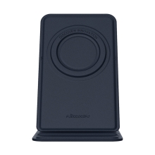 Stojánek / držák NILLKIN SnapBase pro Apple iPhone - MagSafe kompatibilní - umělá kůže - tmavě modrý