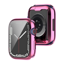 Kryt pro Apple Watch 45mm Series 7 / 8 / 9 - gumový - růžový
