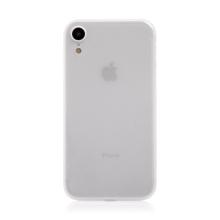 Kryt / puzdro pre Apple iPhone Xr - ochrana objektívu - ultratenký - plast - matný - priehľadný