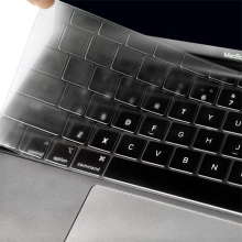 Kryt klávesnice ENKAY pro Apple MacBook Air / Air M1 (2018-2021) 13" (A1932, A2179, A2337) -  EU verze - gumový - průhledný