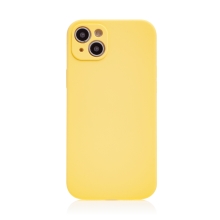 Kryt Mag Invisible pro Apple iPhone 14 Plus - podpora MagSafe - gumový - světle žlutý