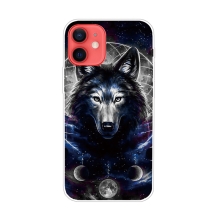 Kryt pro iPhone 12 / 12 Pro - gumový - mýtický vlk