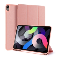 Pouzdro DUX DUCIS Domo pro Apple iPad Air 4 / 5 (2022) - stojánek - růžové
