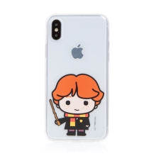Kryt Harry Potter pro Apple iPhone Xs Max - gumový - Ron Weasley - průhledný