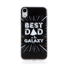 Kryt STAR WARS pro Apple iPhone Xr - Best Dad In The Galaxy - gumový