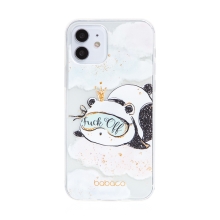 Kryt BABACO pro Apple iPhone 12 / 12 Pro  - spokojená panda - gumový