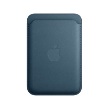 Originálna peňaženka MagSafe pre Apple iPhone - Jemne tkaná umelá koža - Pacific Blue