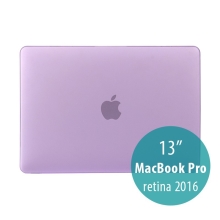 Kryt pre MacBook Pro 13" 2016 - 2021 (A1706, A1708, A1989, A2159, A2251, A2289, A2338) - plastový - fialový