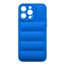 Kryt OBAL:ME Puffy pro Apple iPhone 15 Pro Max - gumový - modrý