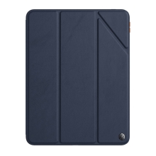 Pouzdro NILLKIN pro Apple iPad Pro 11" (2018 / 2020 / 2021) - stojánek + prostor pro Apple Pencil - modré