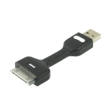 Mini synchronizační a nabíjecí kabel USB s 30-pin konektorem pro Apple iPhone / iPad / iPod - černý