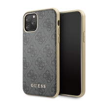 Kryt GUESS 4G pro Apple iPhone 11 Pro - plastový / gumový - šedý