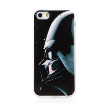 Kryt STAR WARS pro Apple iPhone 5 / 5S / SE - Darth Vader - gumový - černý