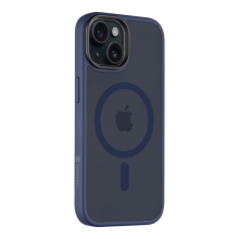 Kryt TACTICAL Hyperstealth pro Apple iPhone 15 - podpora MagSafe - tmavě modrý