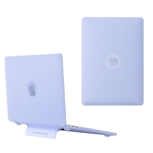 Obal / kryt pro Apple MacBook Air 13,6" M2 (A2681) - stojánek - plastový - fialový