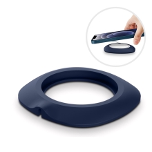 Kryt/púzdro pre nabíjačku Apple MagSafe - silikónové - polnočne modré