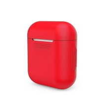 Puzdro / obal pre Apple AirPods - tenké - silikónové - červené