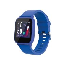 Inteligentné hodinky MAXLIFE pre deti - monitor krvného tlaku / krokomer / monitor srdcového tepu - Bluetooth - modré