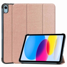Puzdro pre Apple iPad 10 (10,9") - Smart Sleep - plastový chrbát - Rose Gold pink