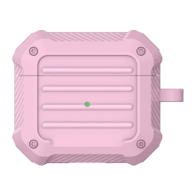 Pouzdro pro Apple AirPods 3 - odolné - plastové / silikonové - růžové