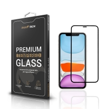 Tvrzené sklo (Tempered Glass) RHINOTECH pro Apple iPhone Xr / 11 - 3D hrana - instalační rámeček