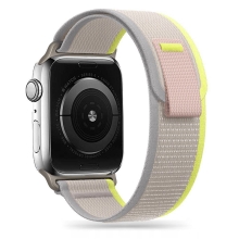 Remienok TECH-PROTECT pre Apple Watch 41 mm / 40 mm / 38 mm - nylonový - béžový / žltý
